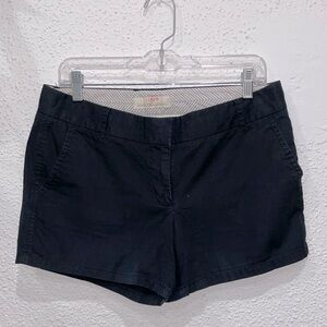 J.Crew black chino shorts 8